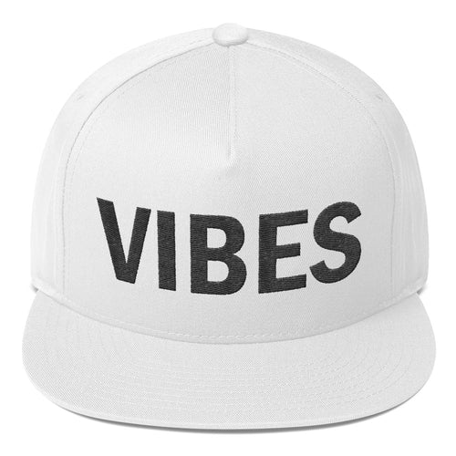 Vibes 3D Embroidered Flat Bill