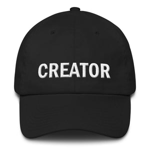 Creator 3D Embroidered Cotton Cap