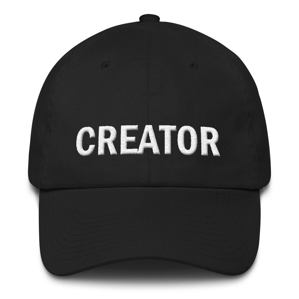 Creator 3D Embroidered Cotton Cap